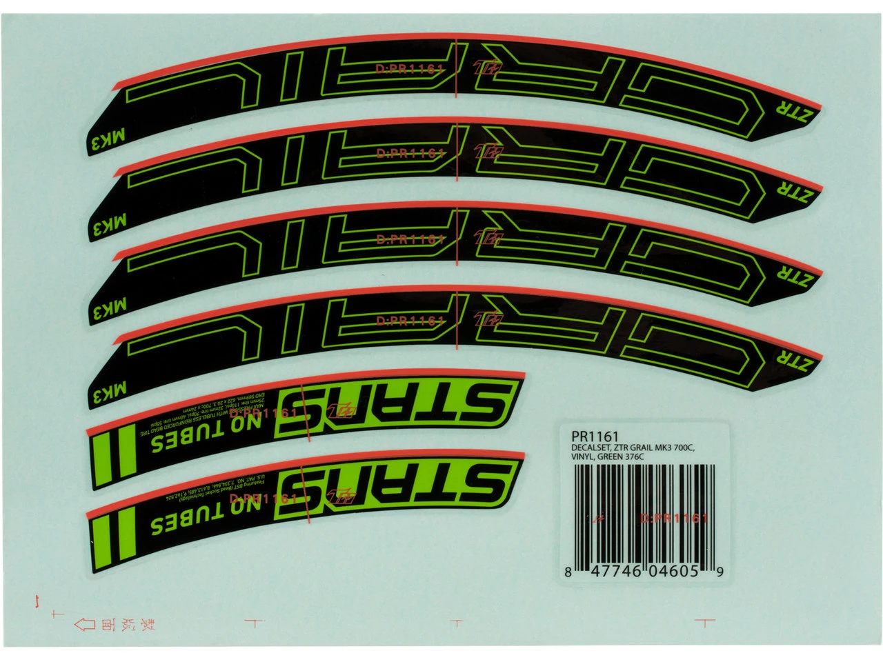 Notubes Decal-Set Für ZTR Grail MK3 3 Notubes Decal-Set Für ZTR Grail MK3 – Bild 3