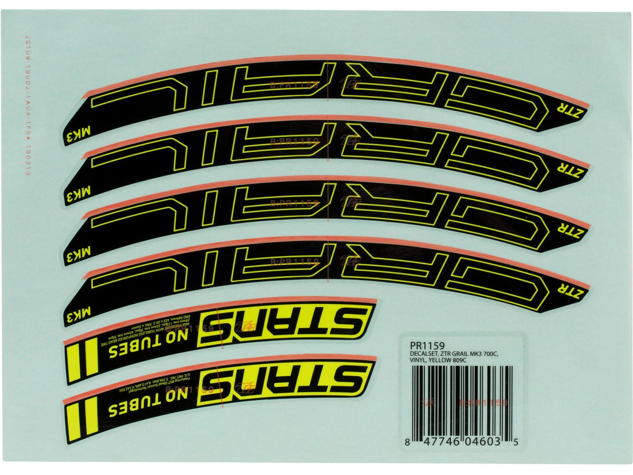 Notubes Decal-Set Für ZTR Grail MK3 4 Notubes Decal-Set Für ZTR Grail MK3 – Bild 4
