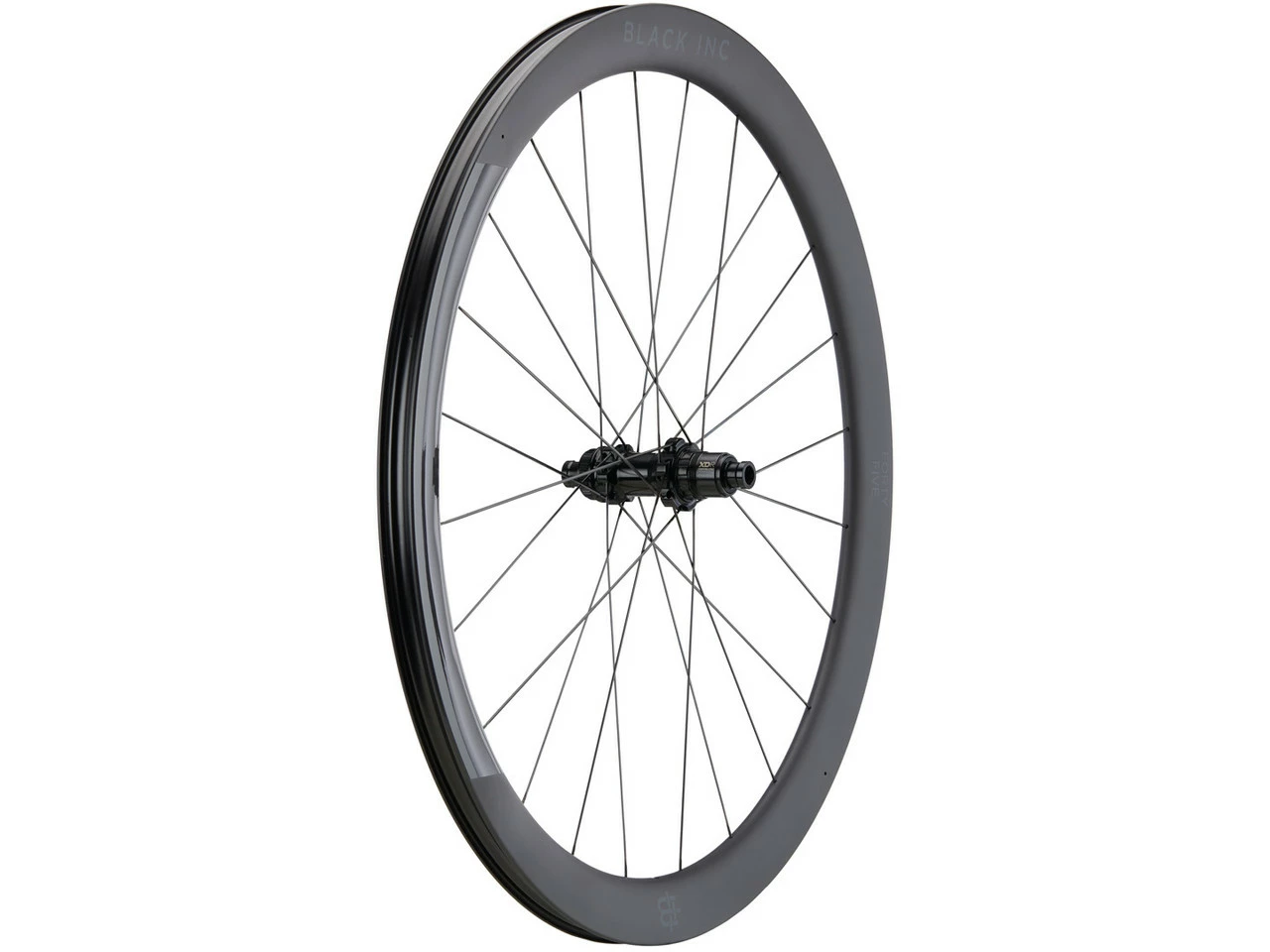 Black Inc Forty Five Disc Center Lock Carbon 28" Laufradsatz 4 Black Inc Forty Five Disc Center Lock Carbon 28" Laufradsatz – Bild 4